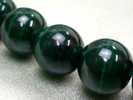 １０ｍｍ玉 マラカイト（単品）　【ブラジル産 最高品質クラス】
