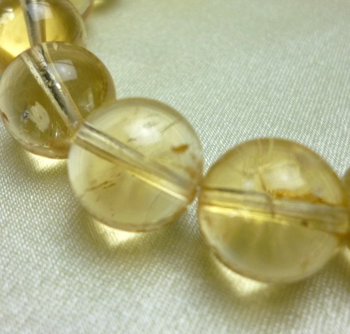 １０ｍｍ玉 シトリン（単品）　【ブラジル産 最高品質クラス】