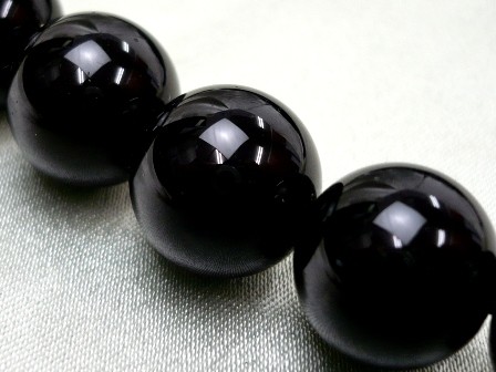 １０ｍｍ玉 ブラックトルマリン（単品）　【ブラジル産 最高品質クラス】