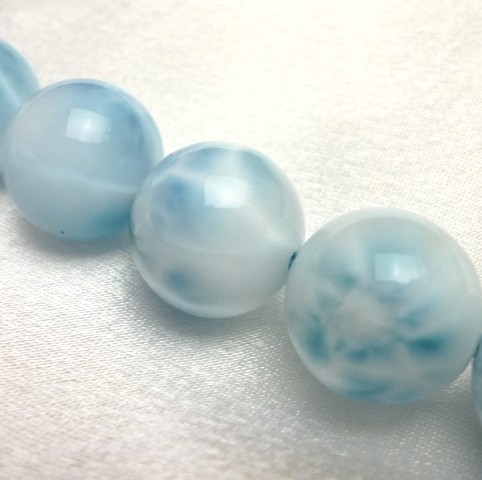 ８ｍｍ玉 ラリマー（単品・粒売り）　【ドミニカ産 最高品質クラス】