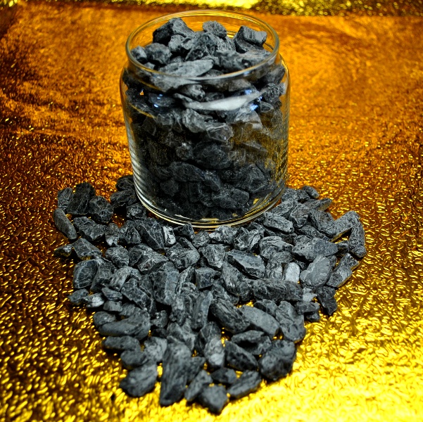【ブラジル産 完全天然石】ブラックトルマリン原石さざれ（最高品質クラス 特大さざれ＜たっぷり１ｋｇパック＞