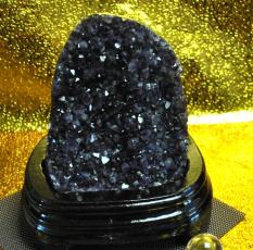 天然石原石 水晶　ウルグアイ産　 金色アメジスト クラスター　12 楽天市場】アメジスト クラスター メタルベース 原石