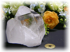 水晶原石クラスター